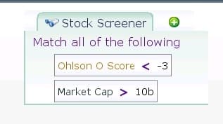 Imagine you have a large cap screen Cutting to the chase, imagine you have a simple screen that finds reasonable large cap companies.  That screen is literally